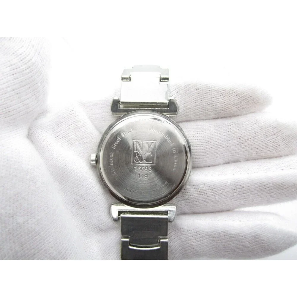 New Women's NY&C Quartz WR Analog 38mm Dial Causal Round Watch (E959)